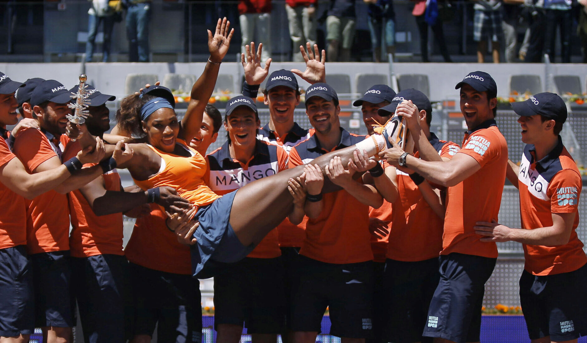 2013: Serena Williams collects 50th career title with win over Maria Sharapova